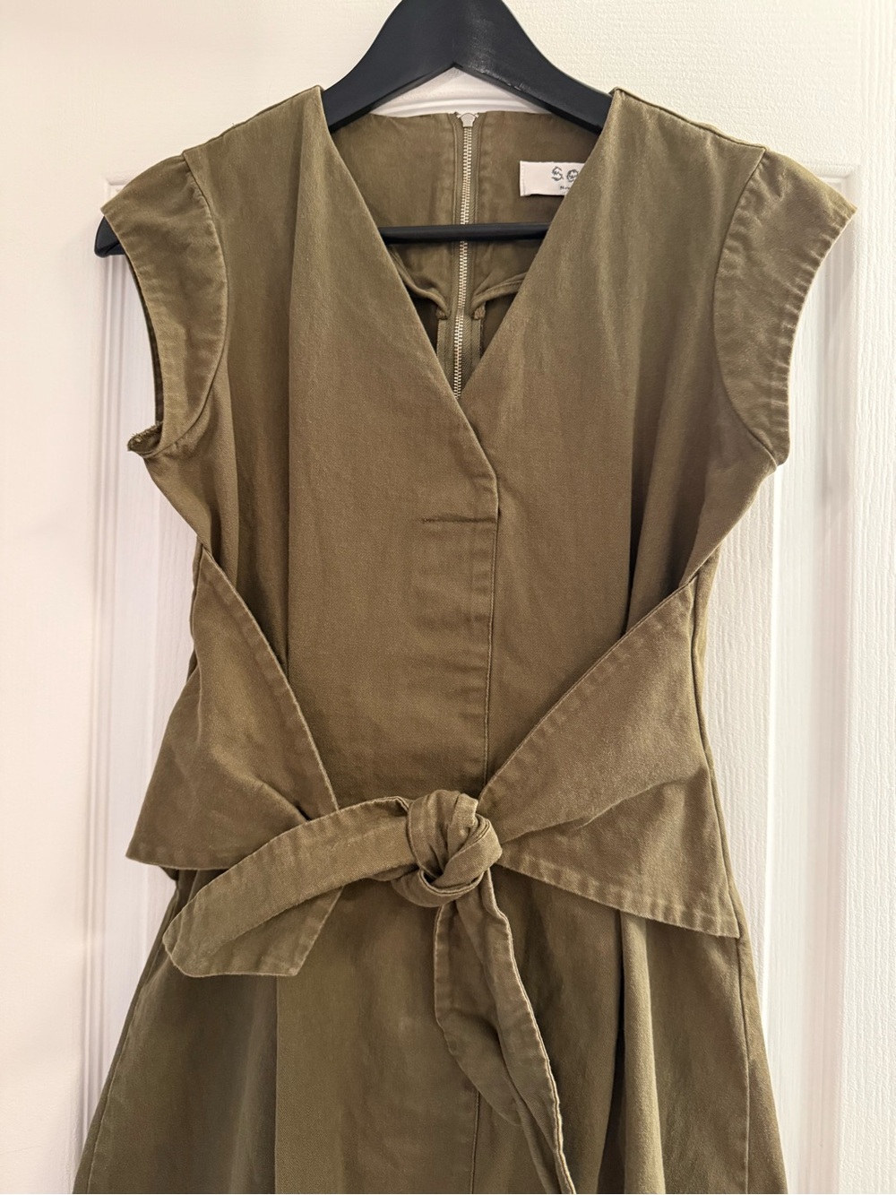 SEA New York Olive Tie-Waist Midi Dress - Women - Picture 2 of 4